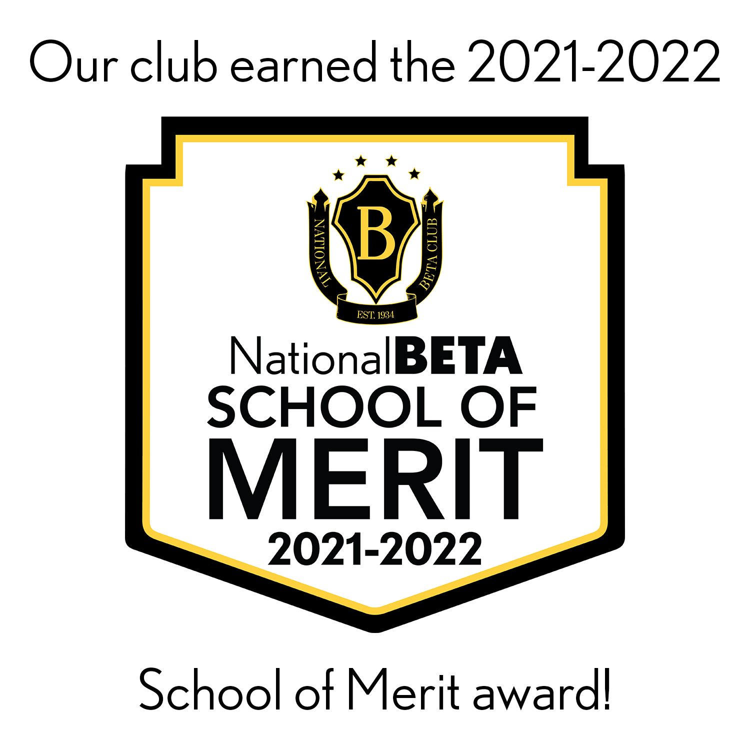 BETA School of Merit Award 2021-2022